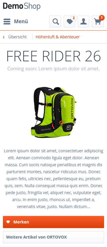 Custom detail mobile