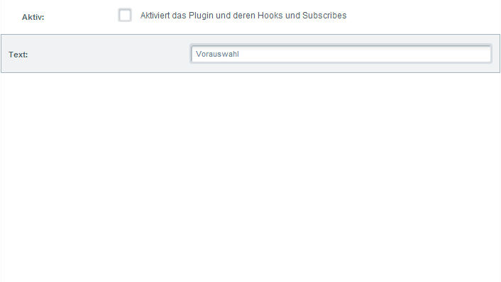 Textfield with default value