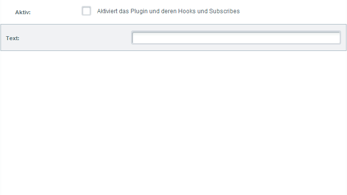 Textfield with label